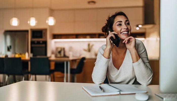 Do customers prefer online communication over landline calls