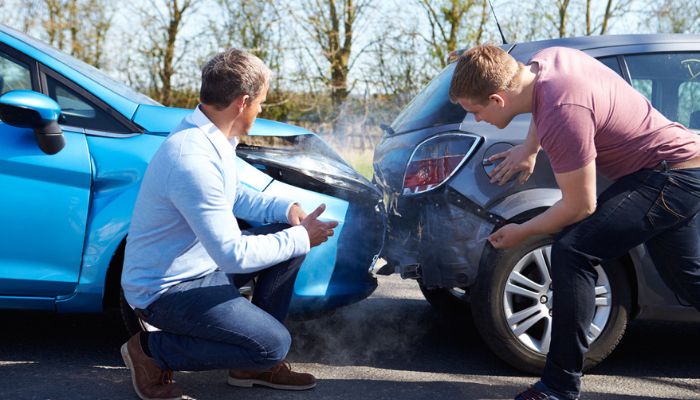 What should I do if I get into an accident in Texas